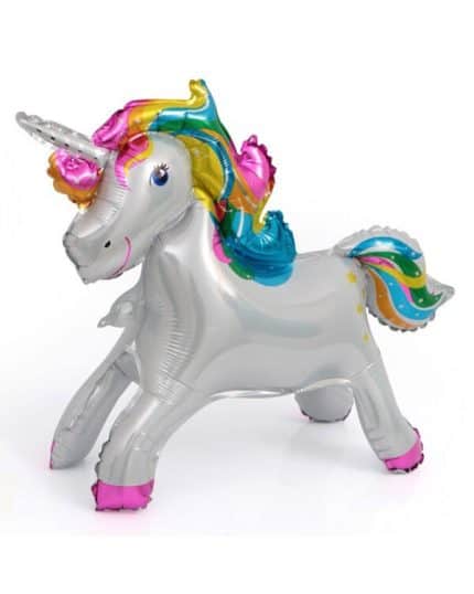 3D Фигура Единорог Радужный белый 58 см